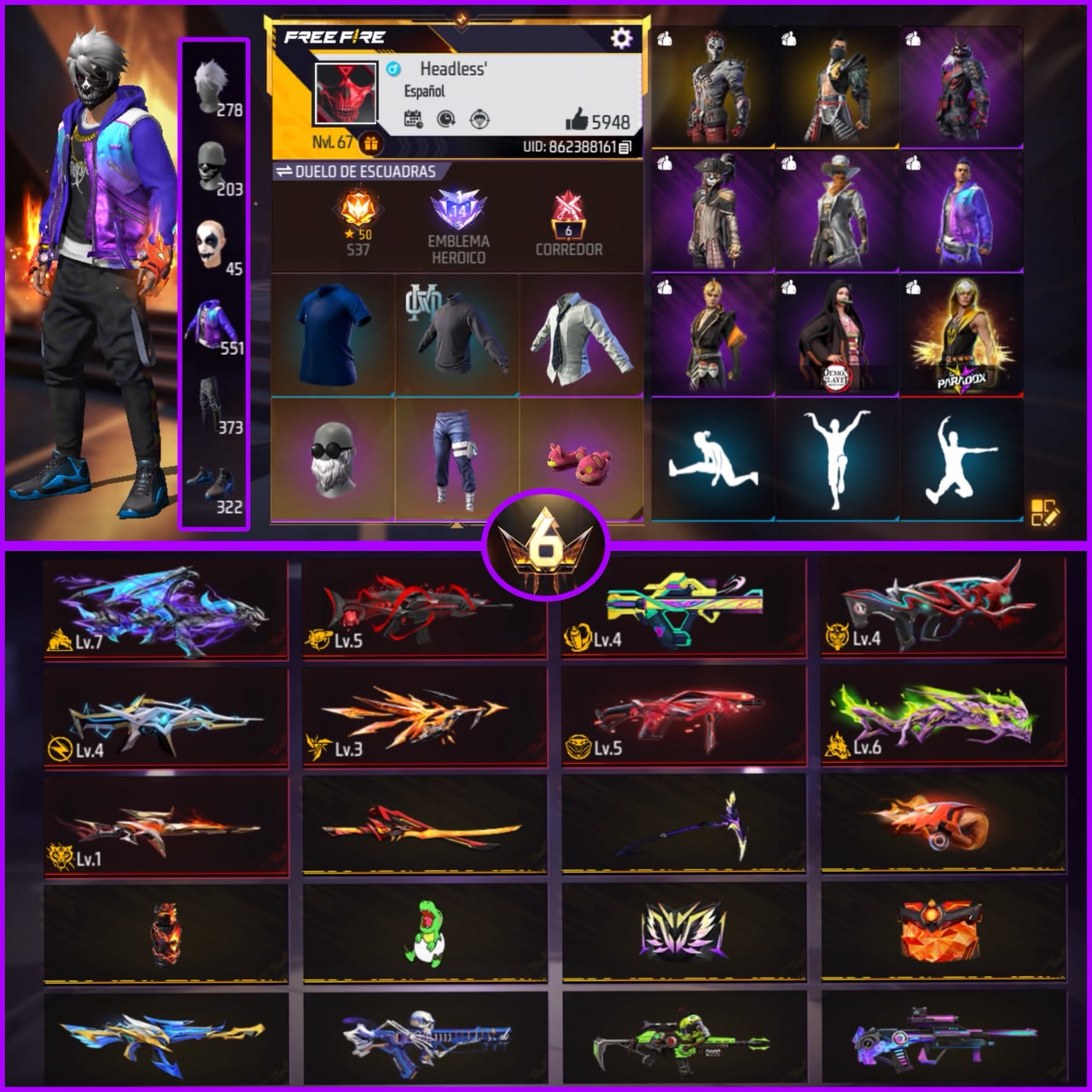 PRIME 6 | EEUU | 550 PECHOS | LINDA ROPA | 1 EVO MAX