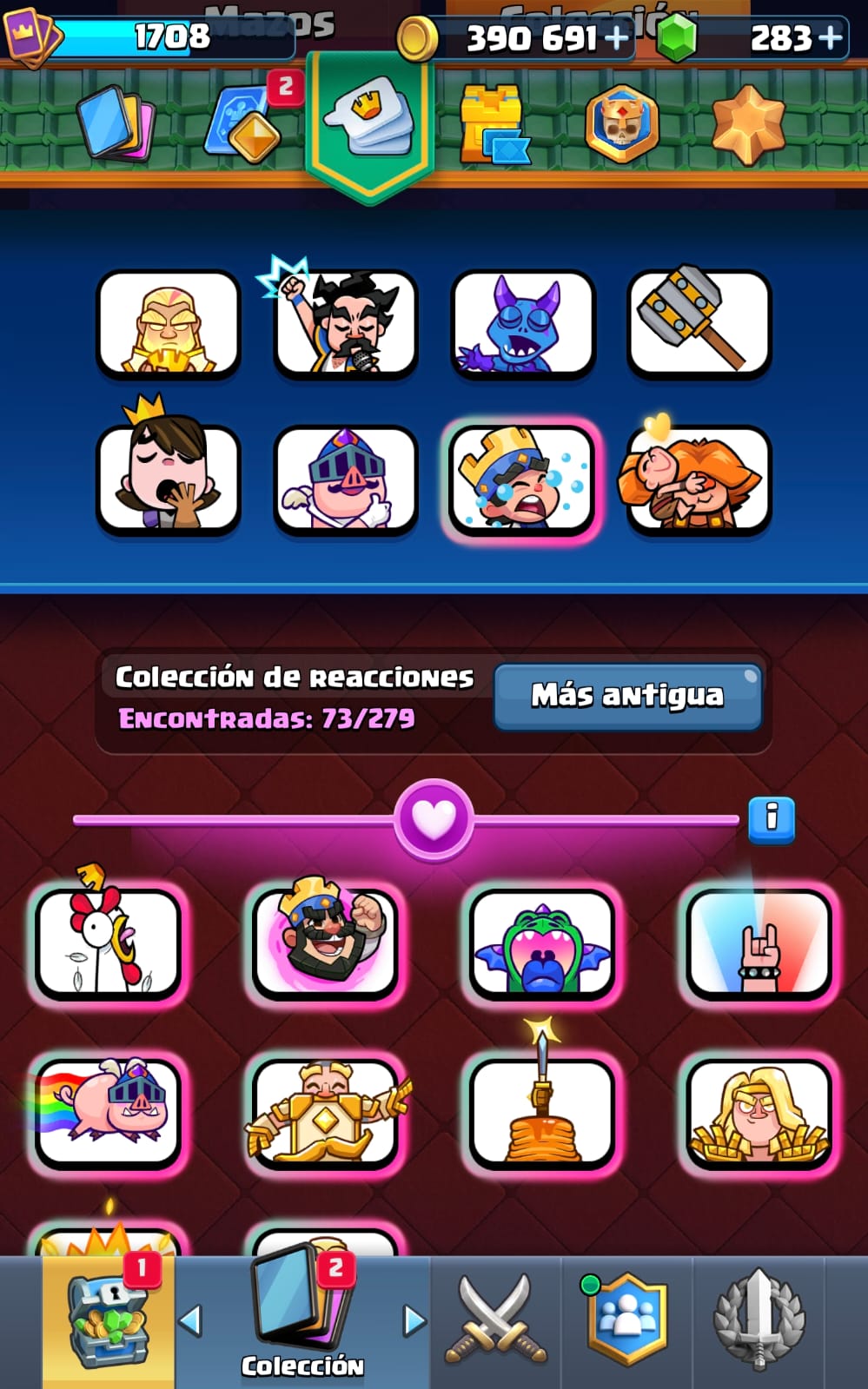 CLASH ROYALE | 1708 CARTAS  | 9 HEROES | 20 EVOLUCIONES