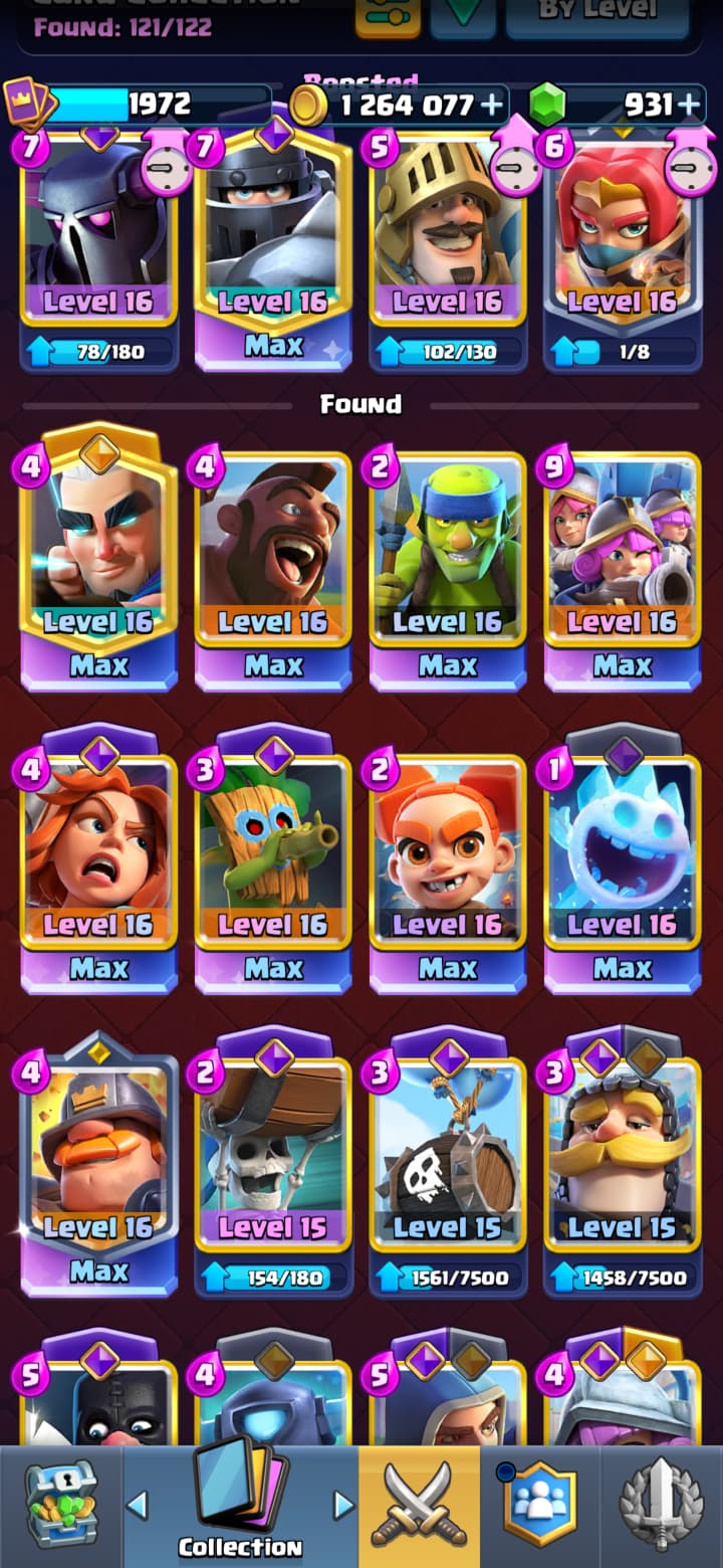 CLASH ROYALE | 1972 CARDS | 4 CAMPEONES | 31 EVOS