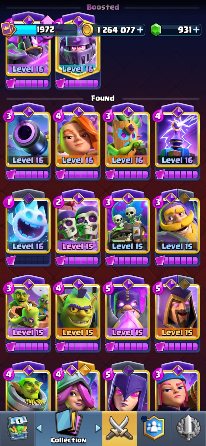 CLASH ROYALE | 1972 CARDS | 4 CAMPEONES | 31 EVOS