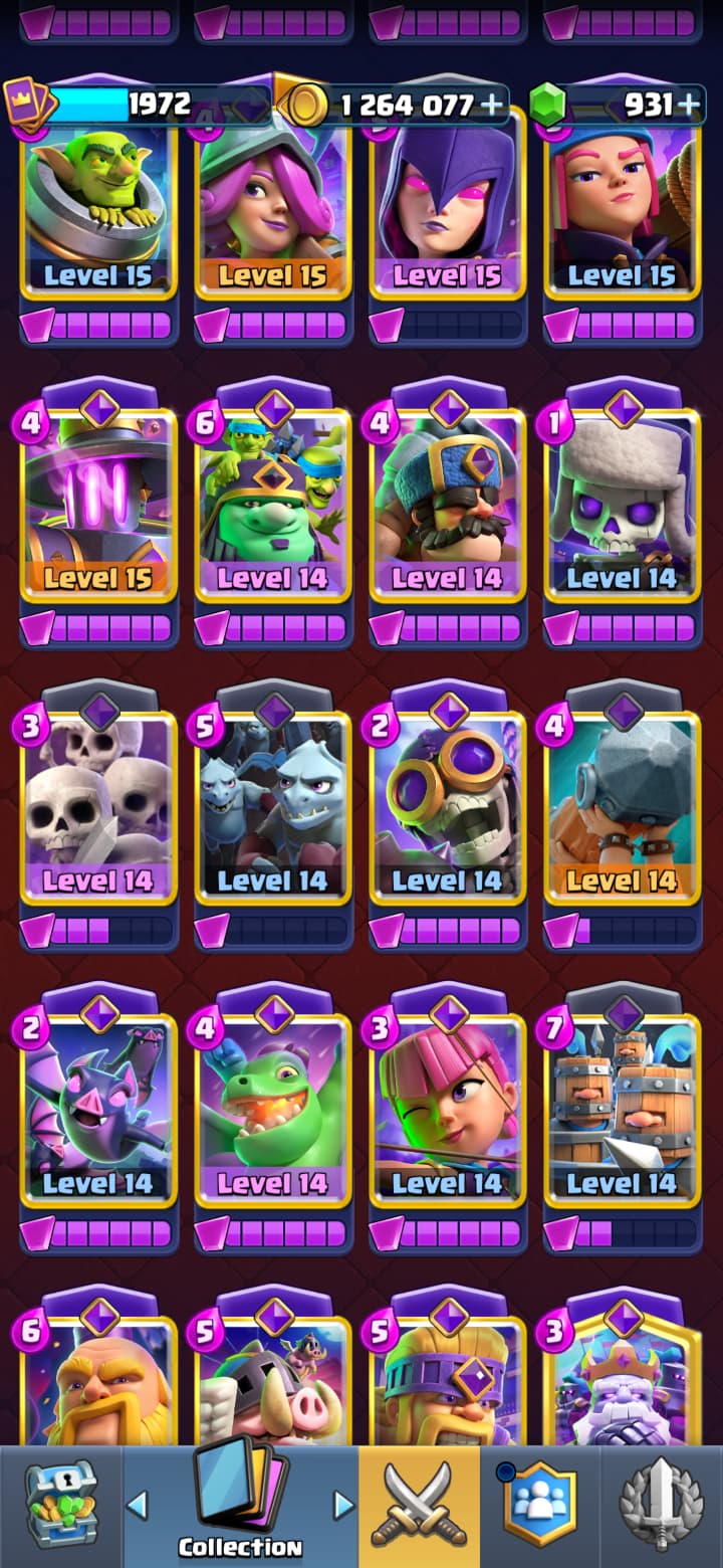 CLASH ROYALE | 1972 CARDS | 4 CAMPEONES | 31 EVOS